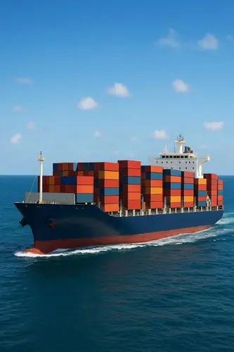 Sea freight – container ship